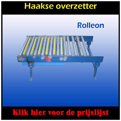 Haakse overzetter voor rollenbanen